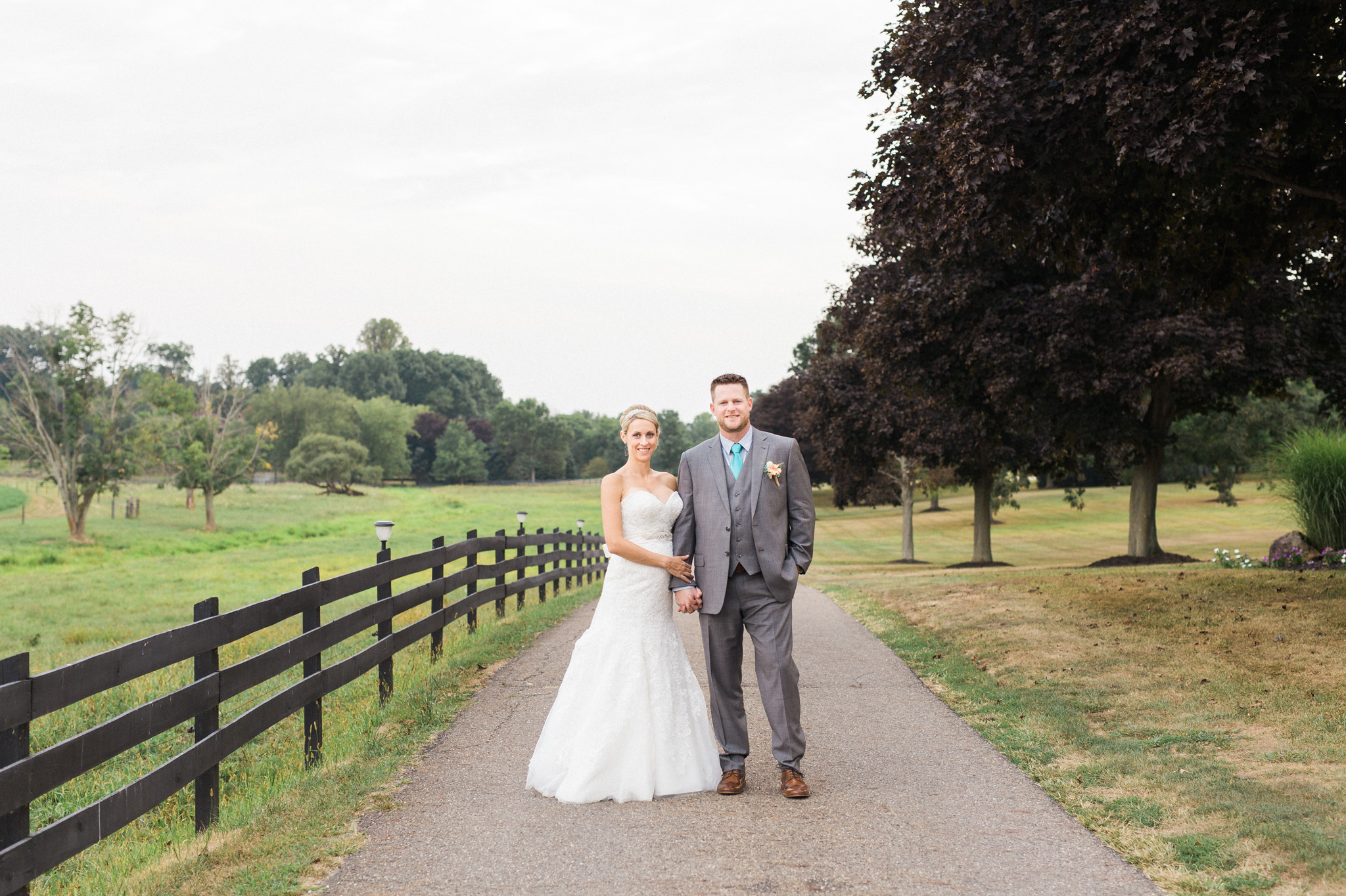 BEE MINE PHOTOGRAPHY // Canton, Ohio Photographer // Brookside Farms Louisville Ohio Wedding, rustic barn wedding, turquoise and pink wedding